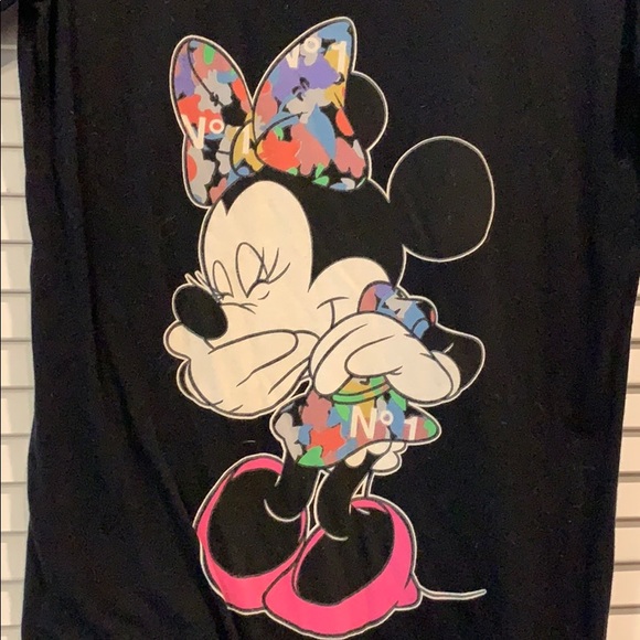 JoyRich RARE Disney Minnie Mouse No 1 Tee Medium - Picture 3 of 7